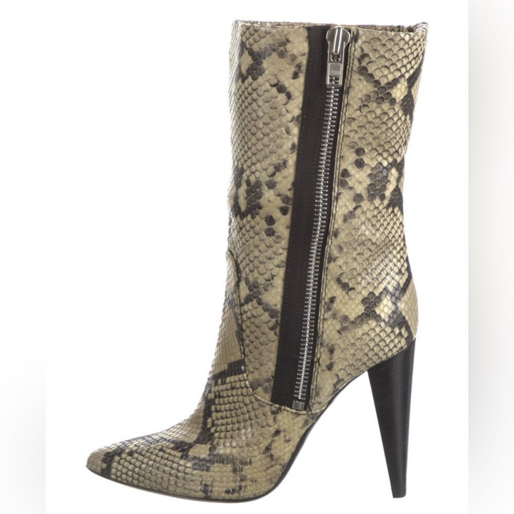 2 ITEM BUNDLE - Philosophy Calk-Skin Boots - Salvatore Ferragamo Y2k Sunglasses